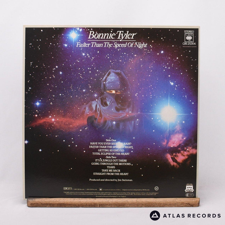 Bonnie Tyler - Faster Than The Speed Of Night - LP Vinyl Record - EX/EX