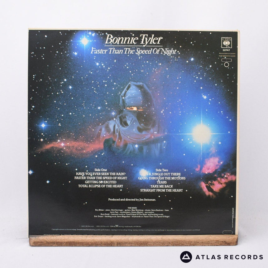 Bonnie Tyler - Faster Than The Speed Of Night - Reissue LP Vinyl Record - EX/VG+