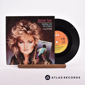 Bonnie Tyler Holding Out For A Hero 7" Vinyl Record - Front Cover & Record