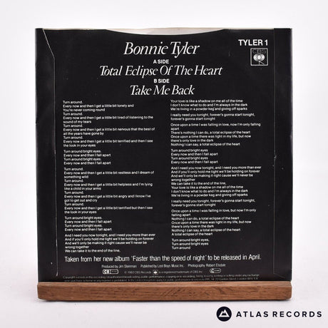 Bonnie Tyler - Total Eclipse Of The Heart - 7" Vinyl Record - EX/VG+
