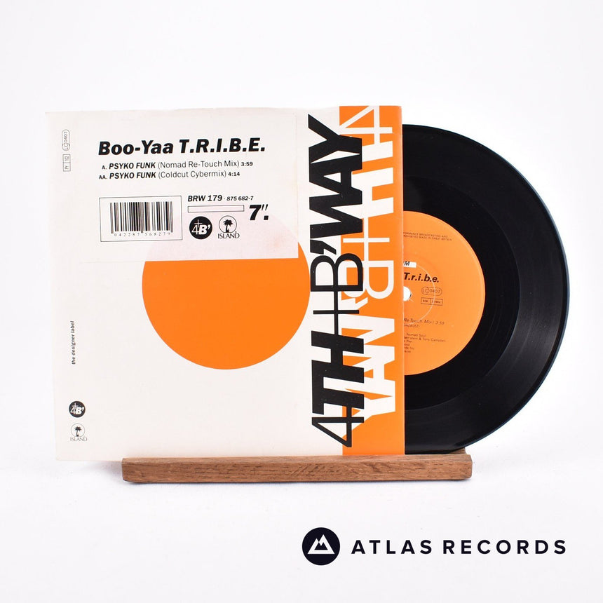 Boo-Yaa T.R.I.B.E. Psyko Funk 7" Vinyl Record - Front Cover & Record