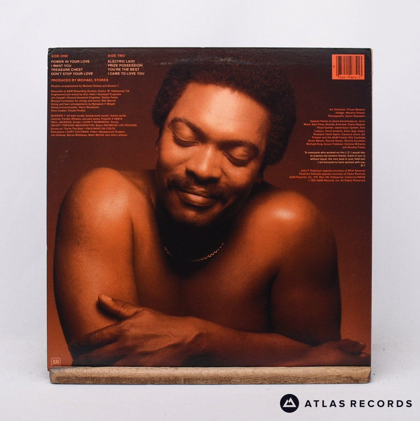 Booker T. Jones - I Want You - Us P1 T1 LP Vinyl Record - EX/EX