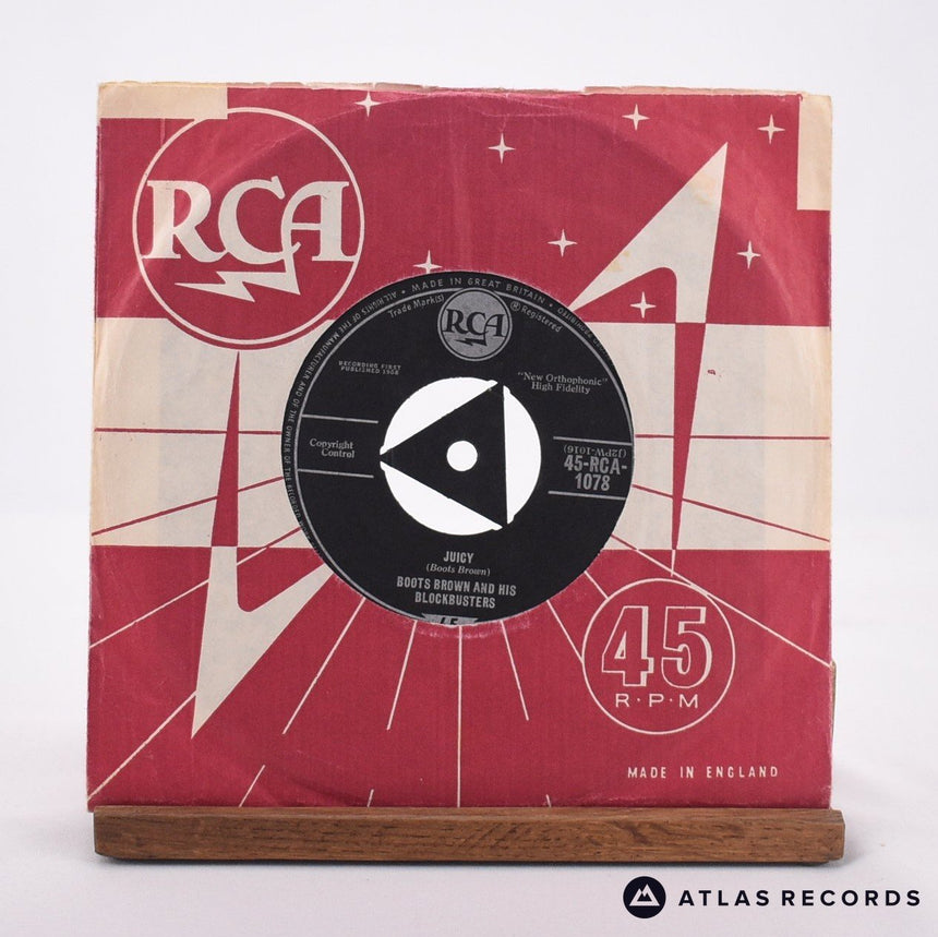 Boots Brown And His Blockbusters - Cerveza - 7" Vinyl Record - VG+/VG+