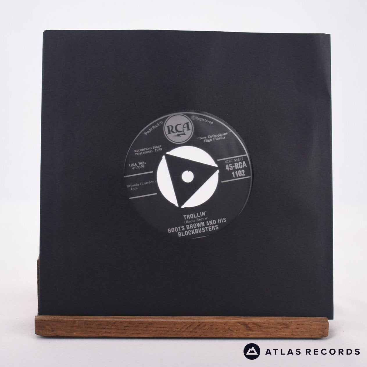 Boots Brown And His Blockbusters Trollin' 7" Vinyl Record - In Sleeve