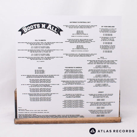 Boots N All - Fill Ya Boots! - Clear LP Vinyl Record - NM/NM