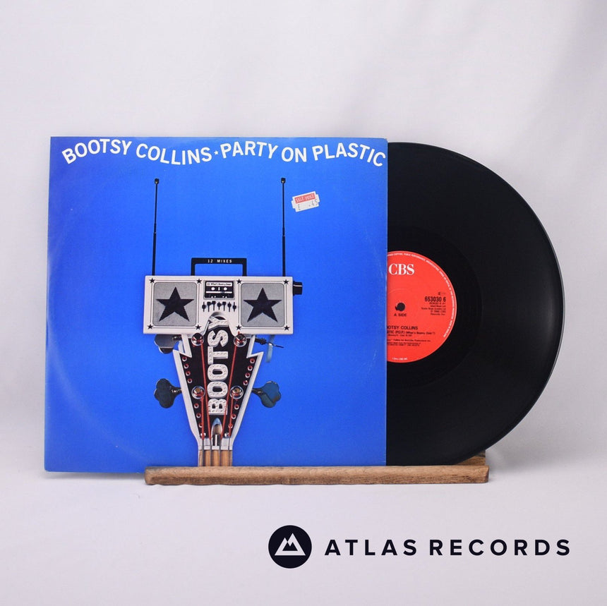 Bootsy Collins Party On Plastic 12" Vinyl Record - Front Cover & Record