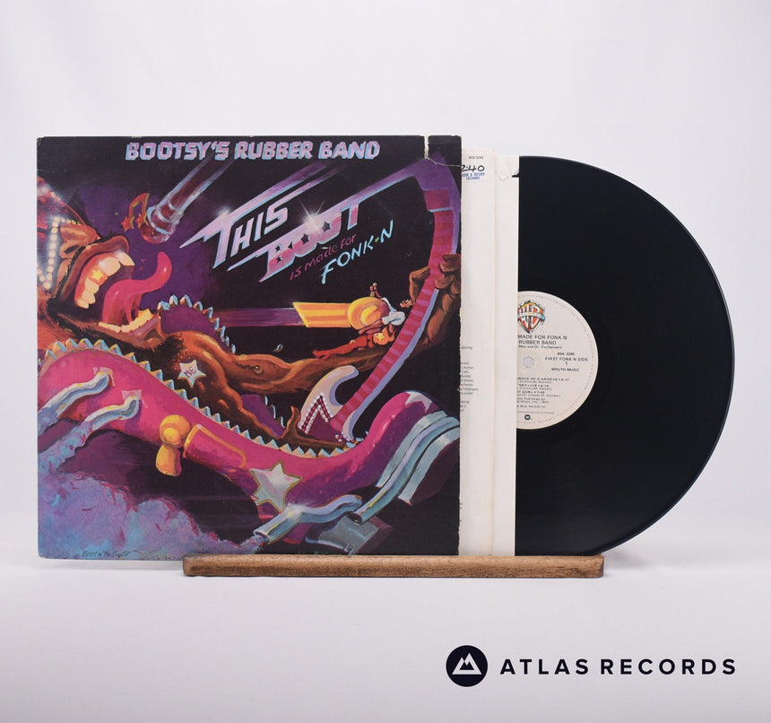 Bootsy's Rubber Band This Boot Is Made For Fonk-n LP Vinyl Record - Front Cover & Record