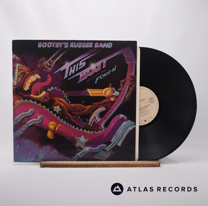 Bootsy's Rubber Band This Boot Is Made For Fonk-n LP Vinyl Record - Front Cover & Record
