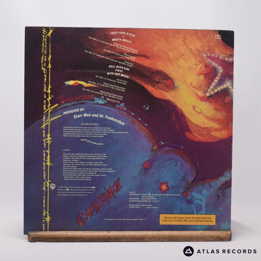 Bootsy's Rubber Band - This Boot Is Made For Fonk-n - LP Vinyl Record - EX/EX