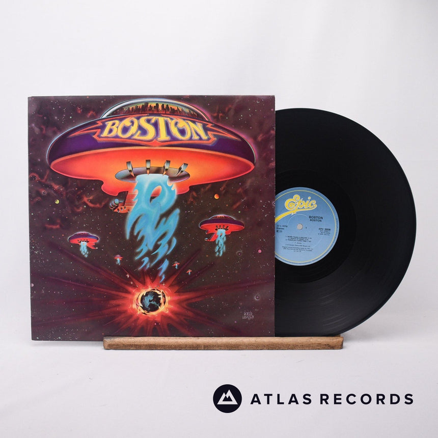 Boston Boston LP Vinyl Record - Front Cover & Record