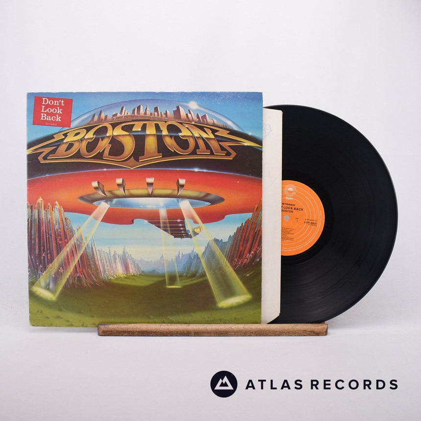 Boston Don't Look Back LP Vinyl Record - Front Cover & Record