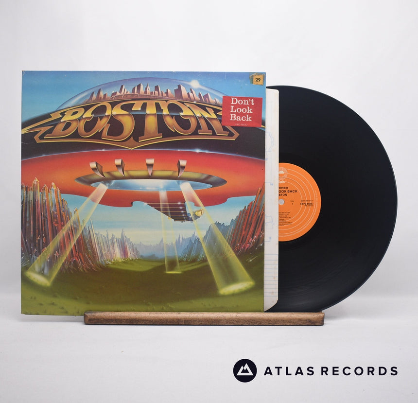Boston Don't Look Back LP Vinyl Record - Front Cover & Record