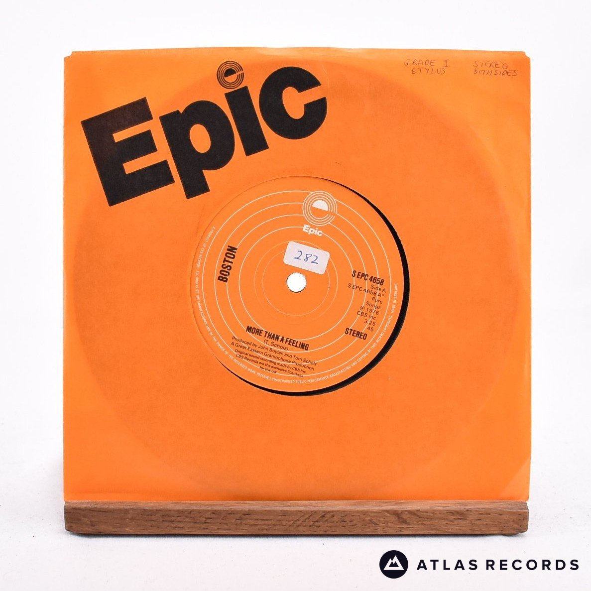 Boston More Than A Feeling 7" Vinyl Record - In Sleeve