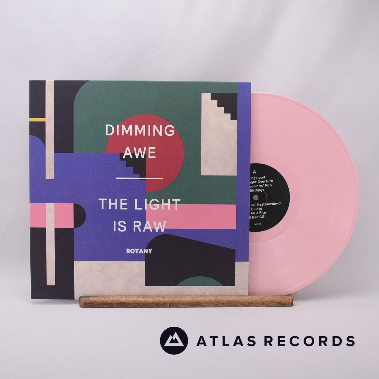Botany Dimming Awe, The Light is Raw LP Vinyl Record - Front Cover & Record
