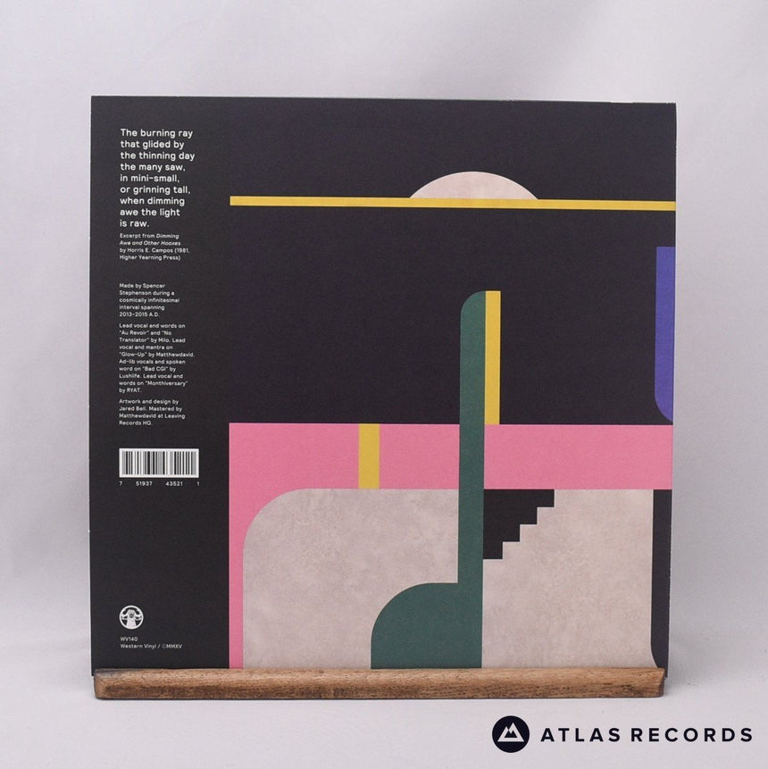 Botany - Dimming Awe, The Light is Raw - Pink LP Vinyl Record - NM/NM