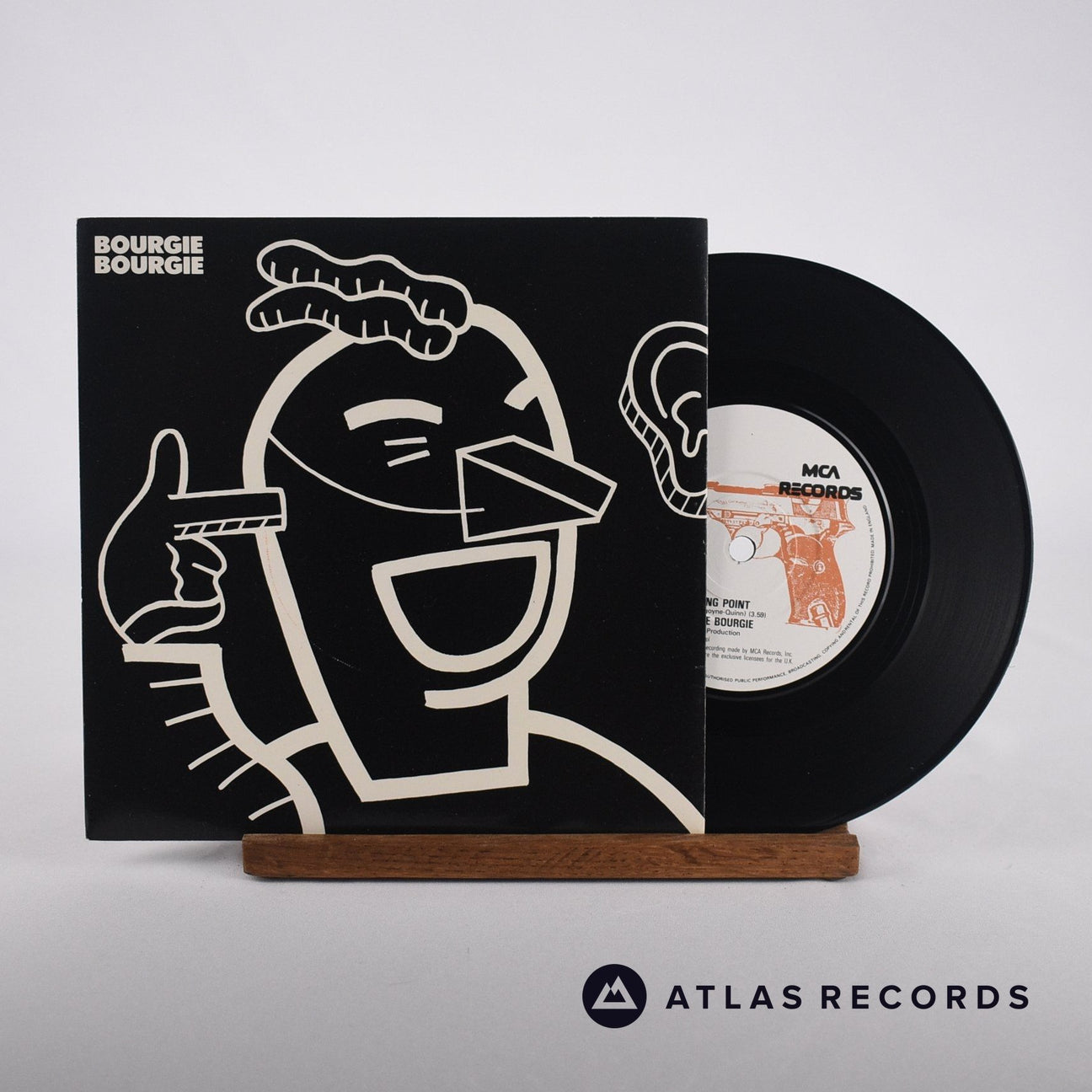 Bourgie Bourgie Breaking Point 7" Vinyl Record - Front Cover & Record