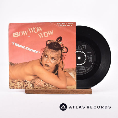 Bow Wow Wow I Want Candy 7" Vinyl Record - Front Cover & Record