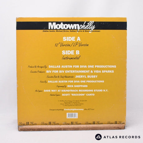 Boyz II Men - Motownphilly - 12" Vinyl Record - EX/VG+