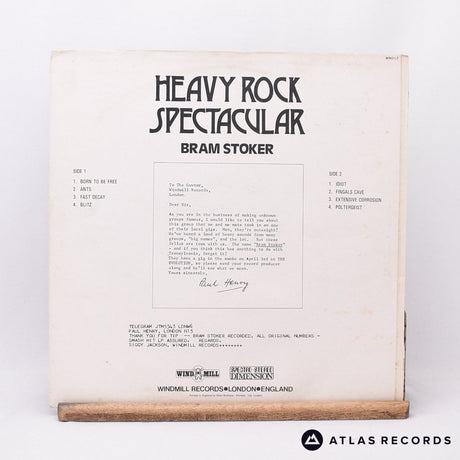 Bram Stoker - Heavy Rock Spectacular - LP Vinyl Record - EX/EX