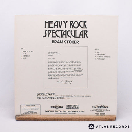 Bram Stoker - Heavy Rock Spectacular - Italy A B LP Vinyl Record - NM/NM