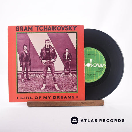 Bram Tchaikovsky Girl Of My Dreams 7" Vinyl Record - Front Cover & Record