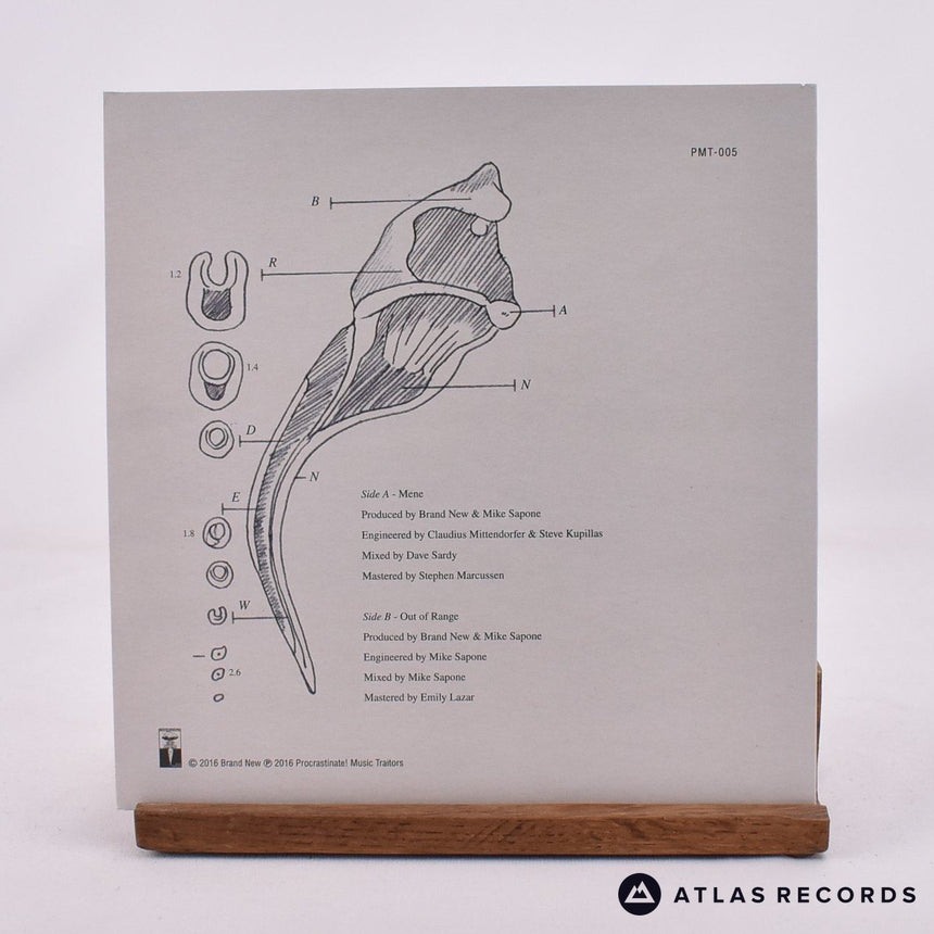 Brand New - Mene - Clear 7" Vinyl Record - NM/NM