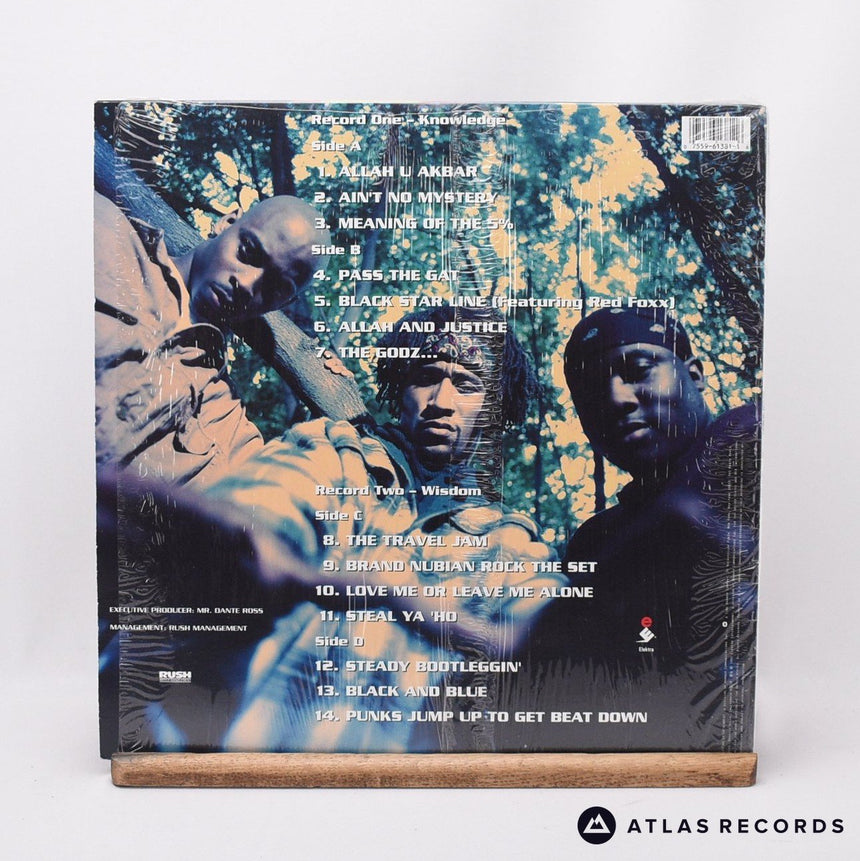 Brand Nubian - In God We Trust - Insert Us 2 x LP Vinyl Record - EX/VG