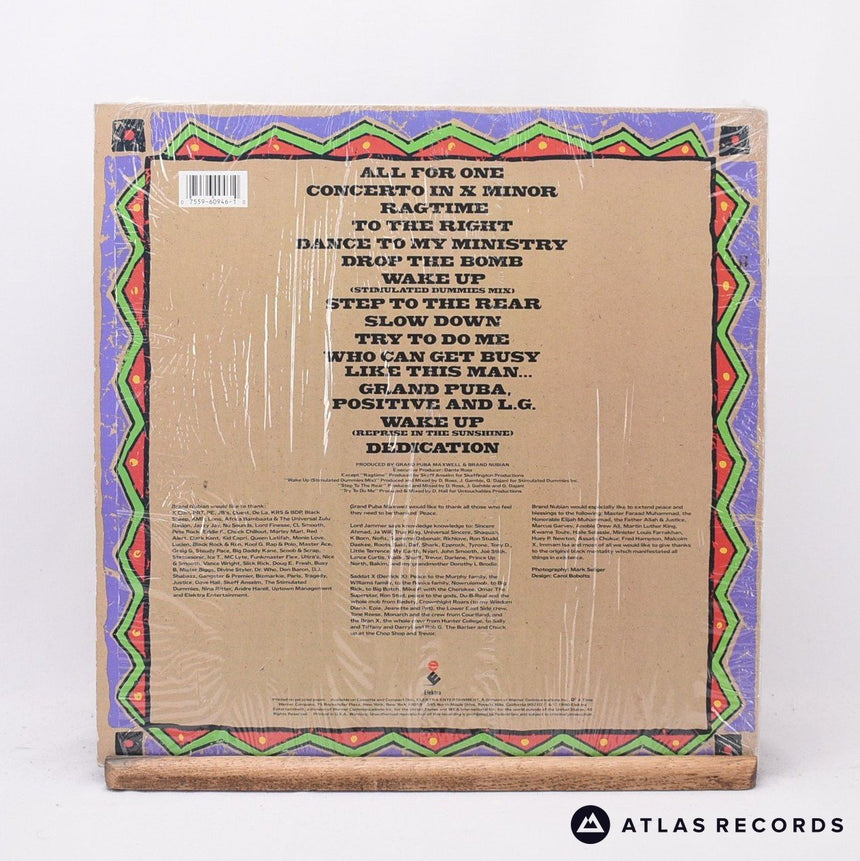 Brand Nubian - One For All - Dmm LP Vinyl Record - EX/VG+