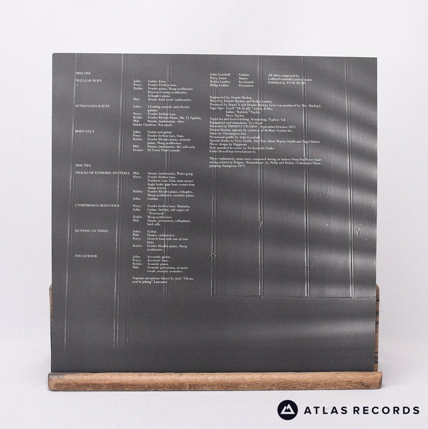 Brand X - Unorthodox Behaviour - First Uk Press Insert LP Vinyl Record - EX/EX