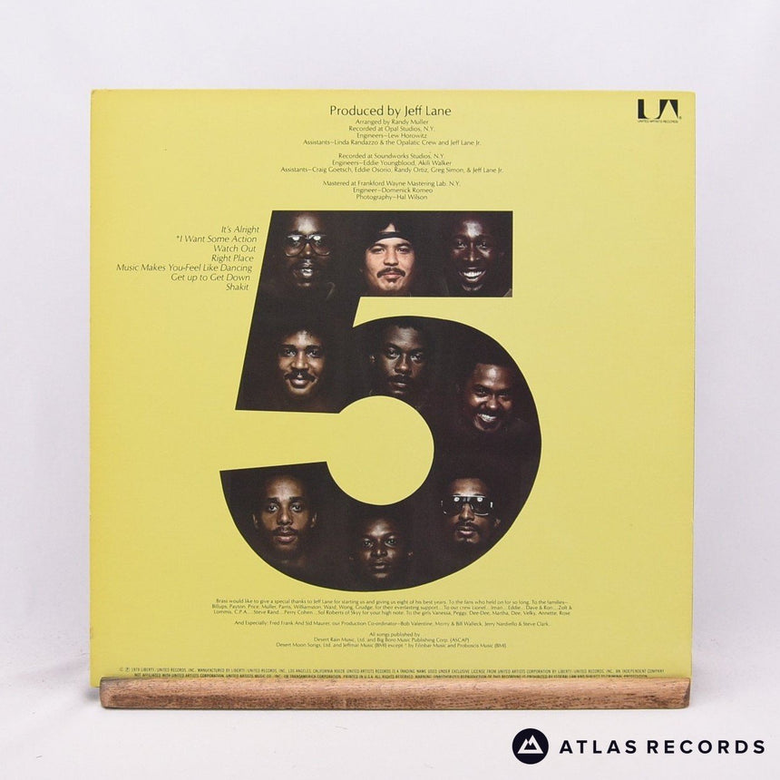 Brass Construction - Brass Construction 5 - LP Vinyl Record - EX/EX