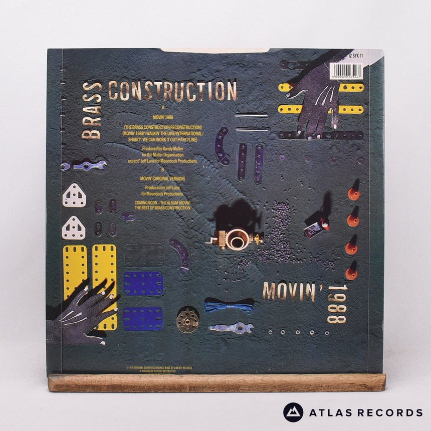 Brass Construction - Movin' - 1988 - 12" Vinyl Record - VG+/VG+