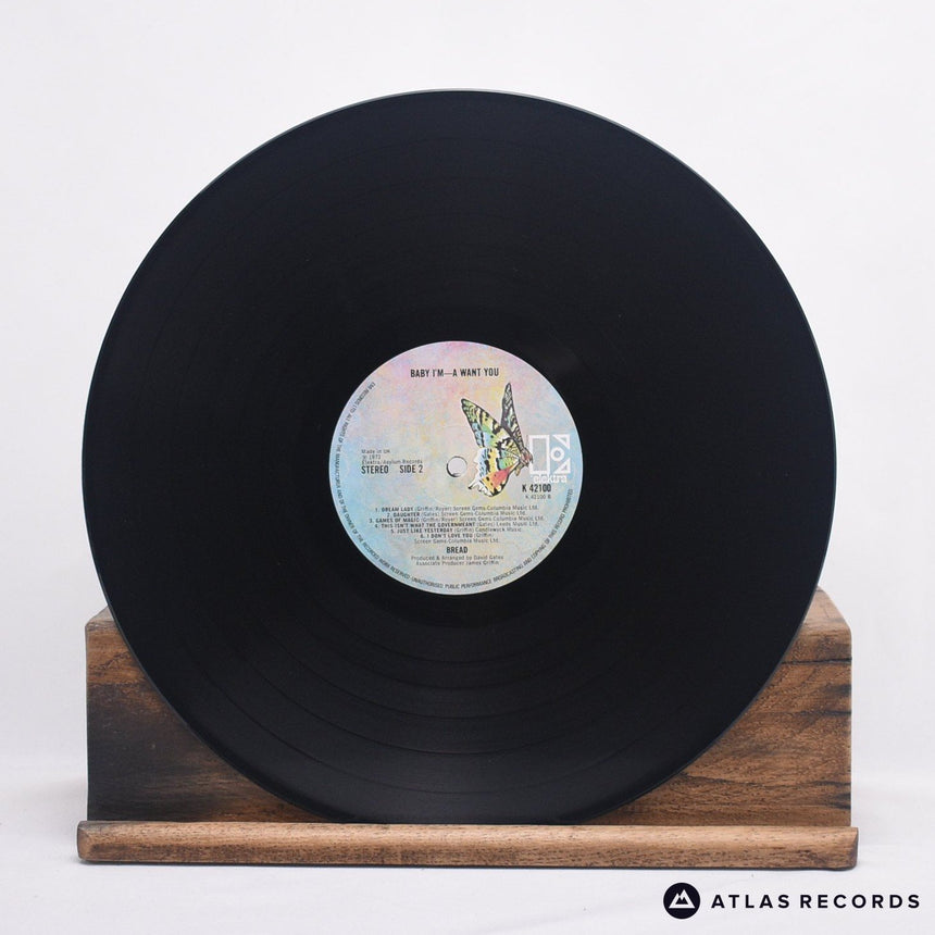 Bread - Baby I'm-A Want You - Gatefold LP Vinyl Record - EX/EX