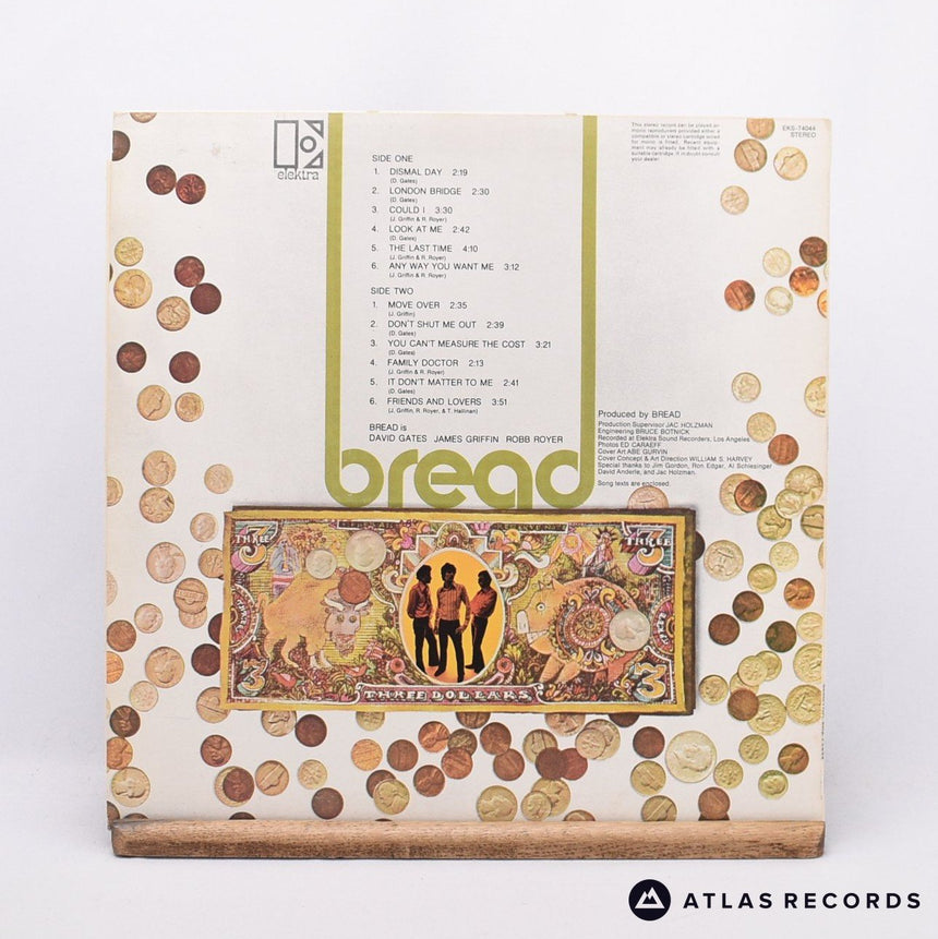 Bread - Bread - Repress Insert LP Vinyl Record - EX/EX