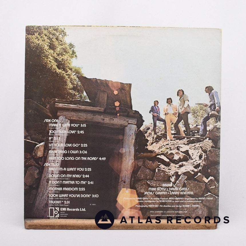 Bread - The Best Of Bread - Reissue LP Vinyl Record - VG+/VG+