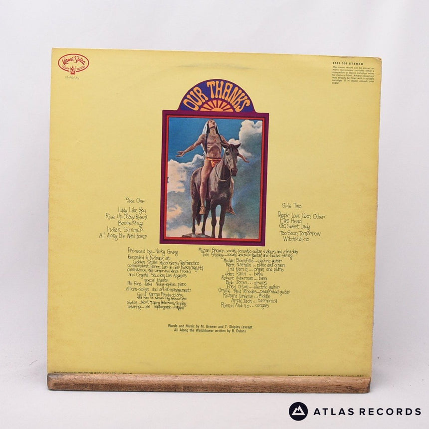 Brewer And Shipley - Weeds - LP Vinyl Record - VG+/VG+