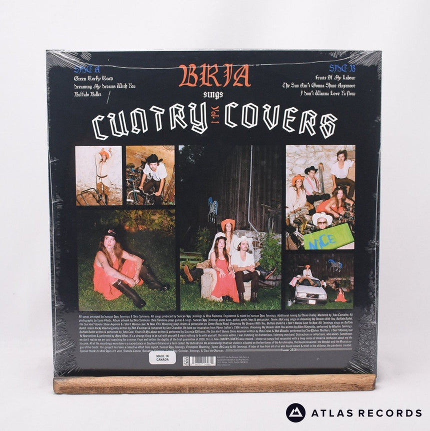 Bria - Cuntry Covers Vol. 1 - Blue Limited Edition LP Vinyl Record - NEW