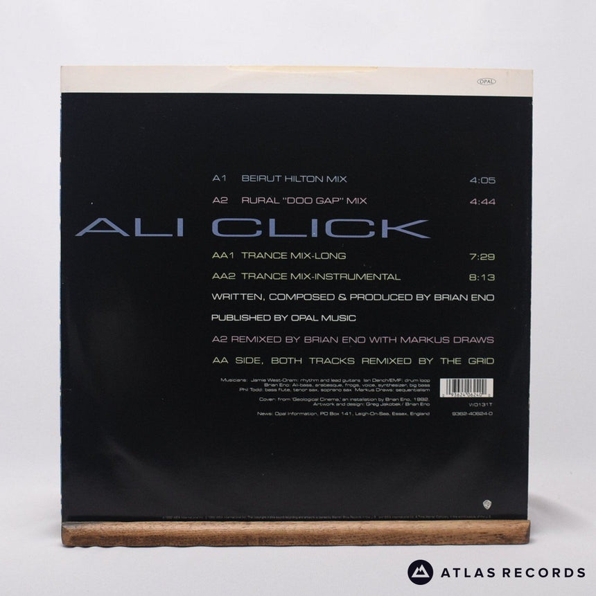 Brian Eno - Ali Click - 12" Vinyl Record - EX/VG+