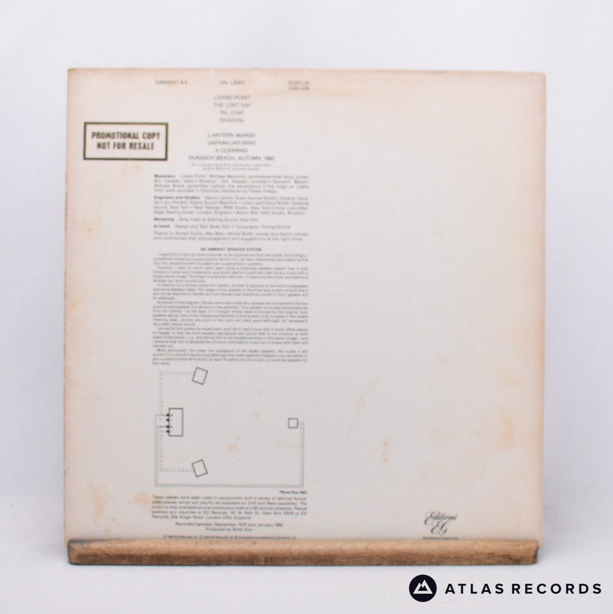 Brian Eno - Ambient 4 (On Land) - A//1 B//1 LP Vinyl Record - VG+/VG+