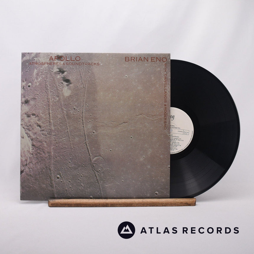 Brian Eno Apollo - Atmospheres & Soundtracks LP Vinyl Record - Front Cover & Record