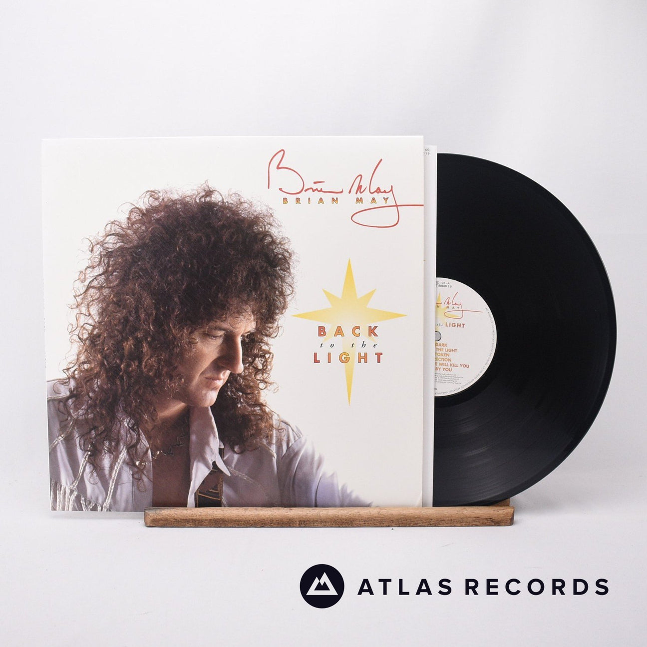 Brian May Back To The Light LP Vinyl Record - Front Cover & Record