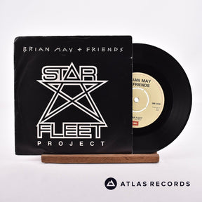 Brian May + Friends Star Fleet 7" Vinyl Record - Front Cover & Record