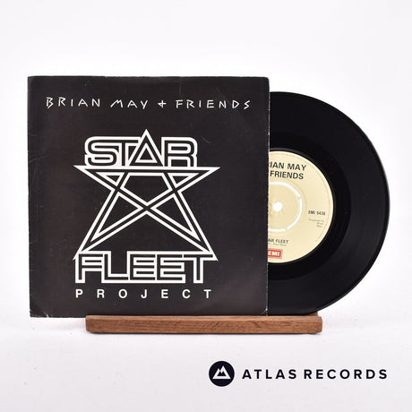Brian May + Friends Star Fleet 7" Vinyl Record - Front Cover & Record