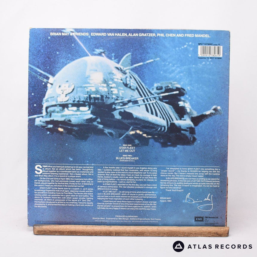 Brian May + Friends - Star Fleet Project - 12" Vinyl Record - VG+/VG+