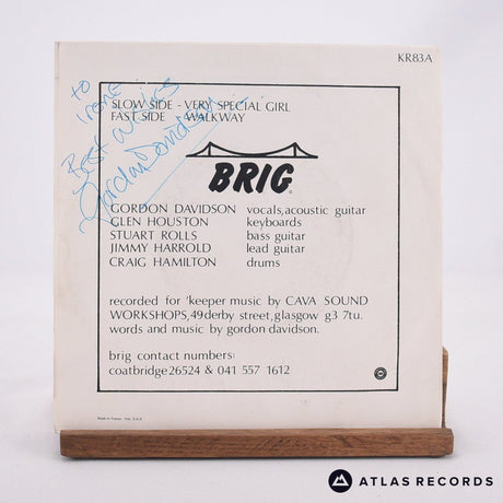 Brig - Very Special Girl - 7" Vinyl Record - VG+/VG+
