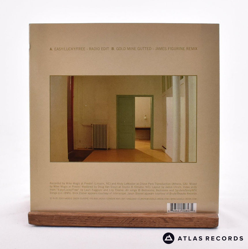 Bright Eyes - Easy/Lucky/Free - Mispress 7" Vinyl Record - NM/NM