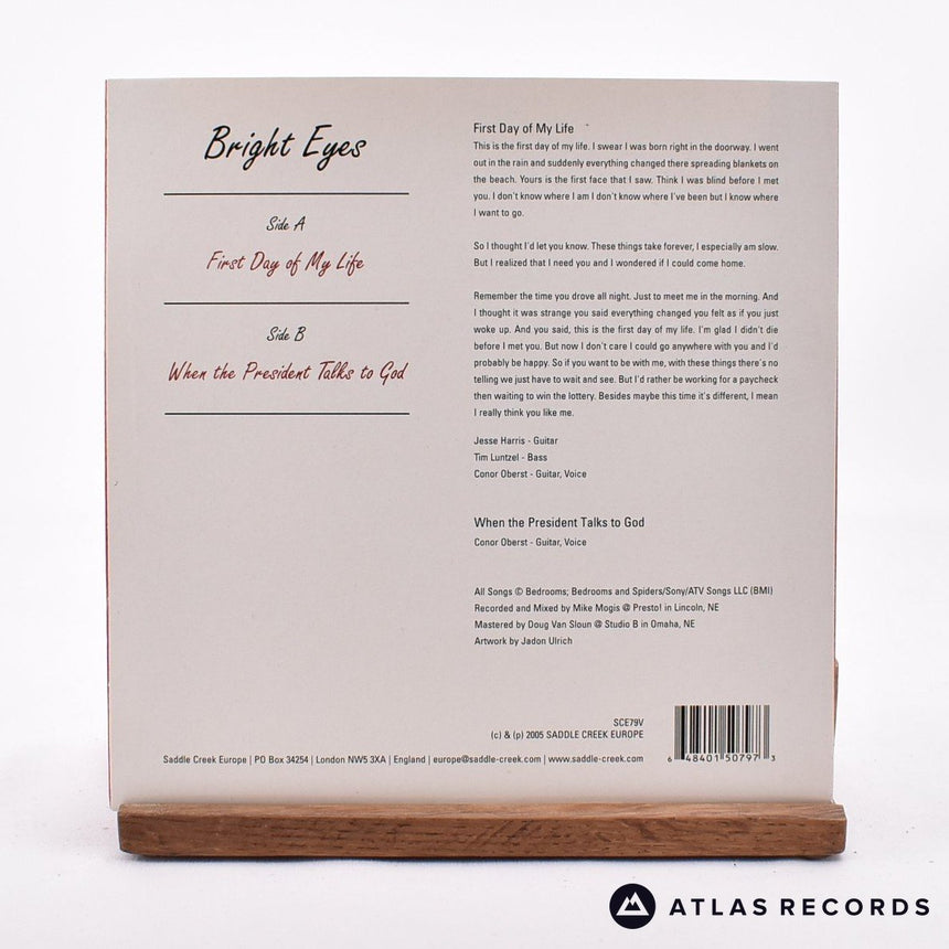 Bright Eyes - First Day Of My Life - 7" Vinyl Record - NM/NM