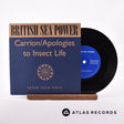 British Sea Power Carrion 7" Vinyl Record - Front Cover & Record