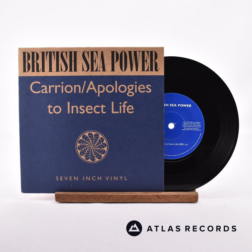 British Sea Power Carrion 7" Vinyl Record - Front Cover & Record