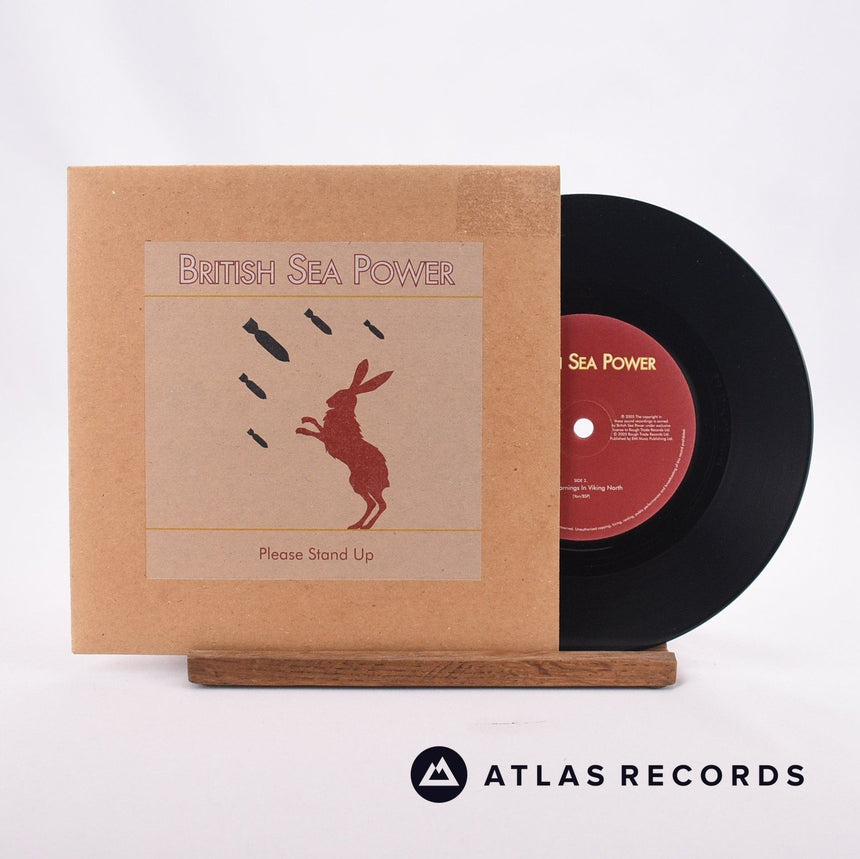 British Sea Power Please Stand Up 7" Vinyl Record - Front Cover & Record