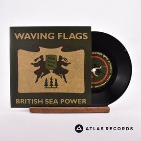 British Sea Power Waving Flags 7" Vinyl Record - Front Cover & Record